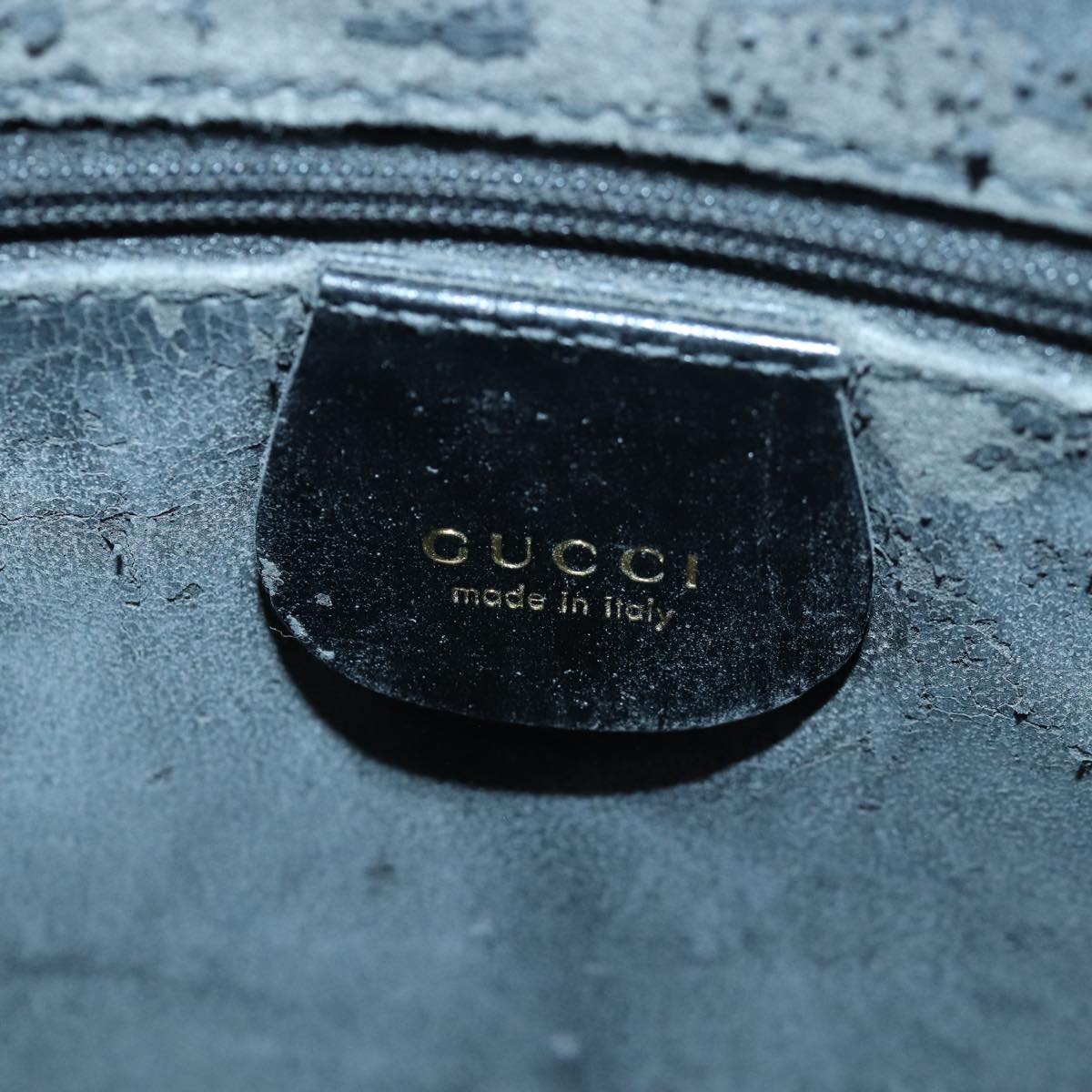 GUCCI Tote Bag Leather Black bs16188