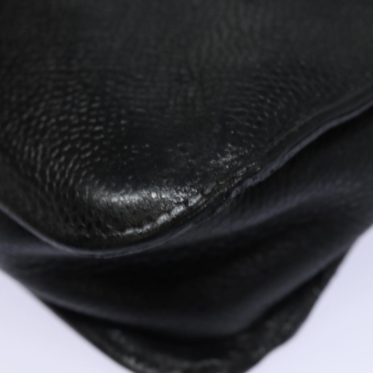 CHANEL Hand Bag Caviar Skin Black CC bs16380