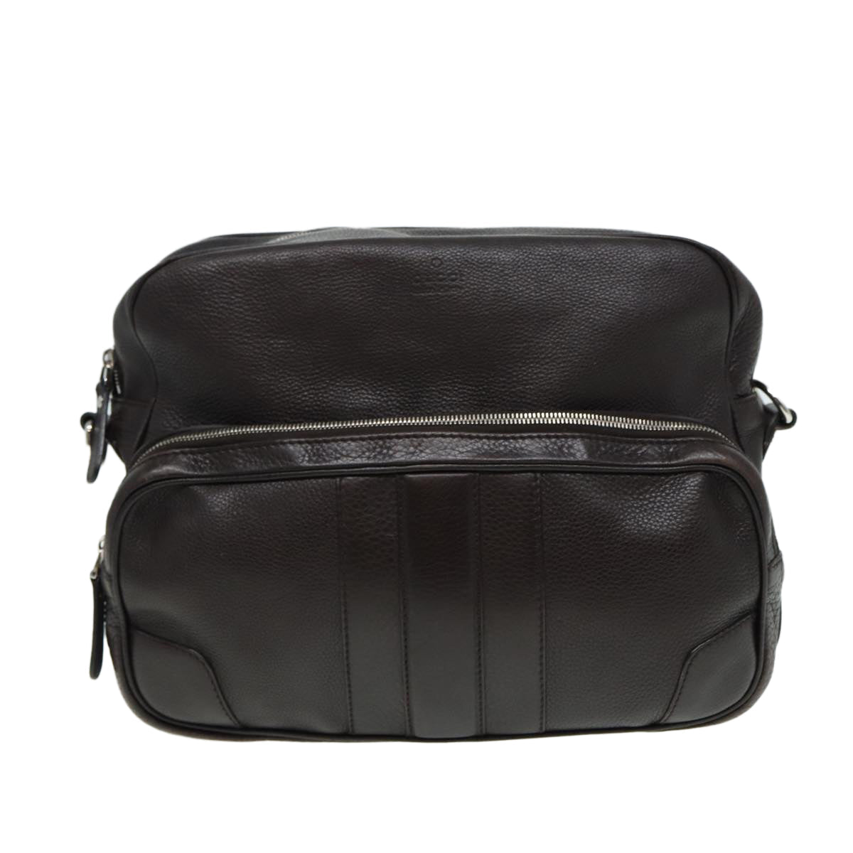 GUCCI Shoulder Bag Leather Brown 232599 bs16406