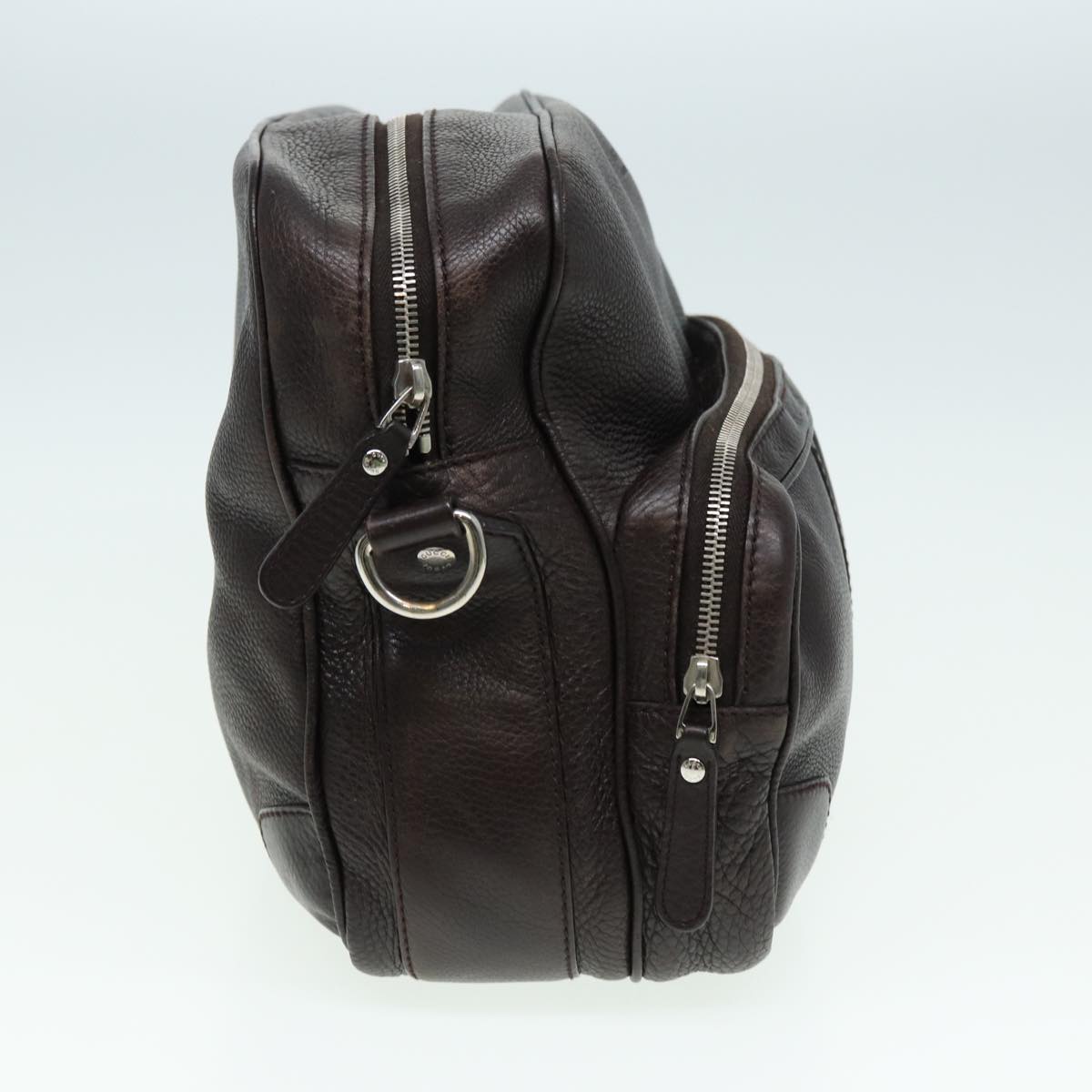 GUCCI Shoulder Bag Leather Brown 232599 bs16406