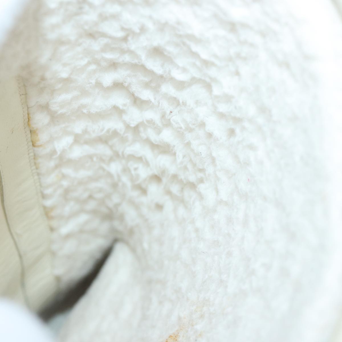 CHANEL boots Wool Beige CC bs16505