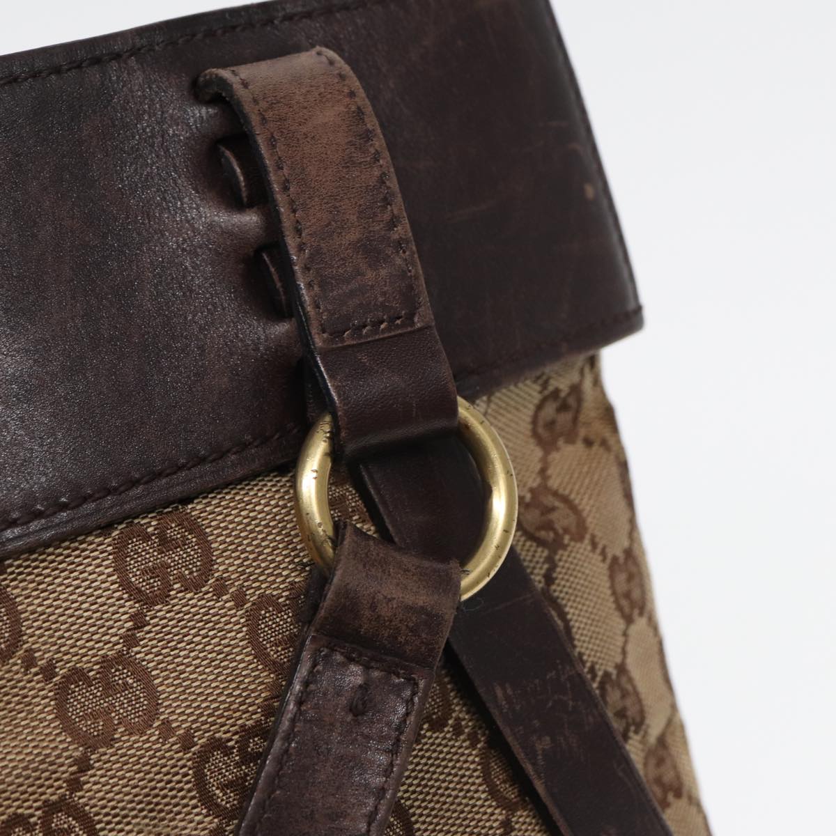 GUCCI GG Canvas Tote Bag Beige 106248 bs16507