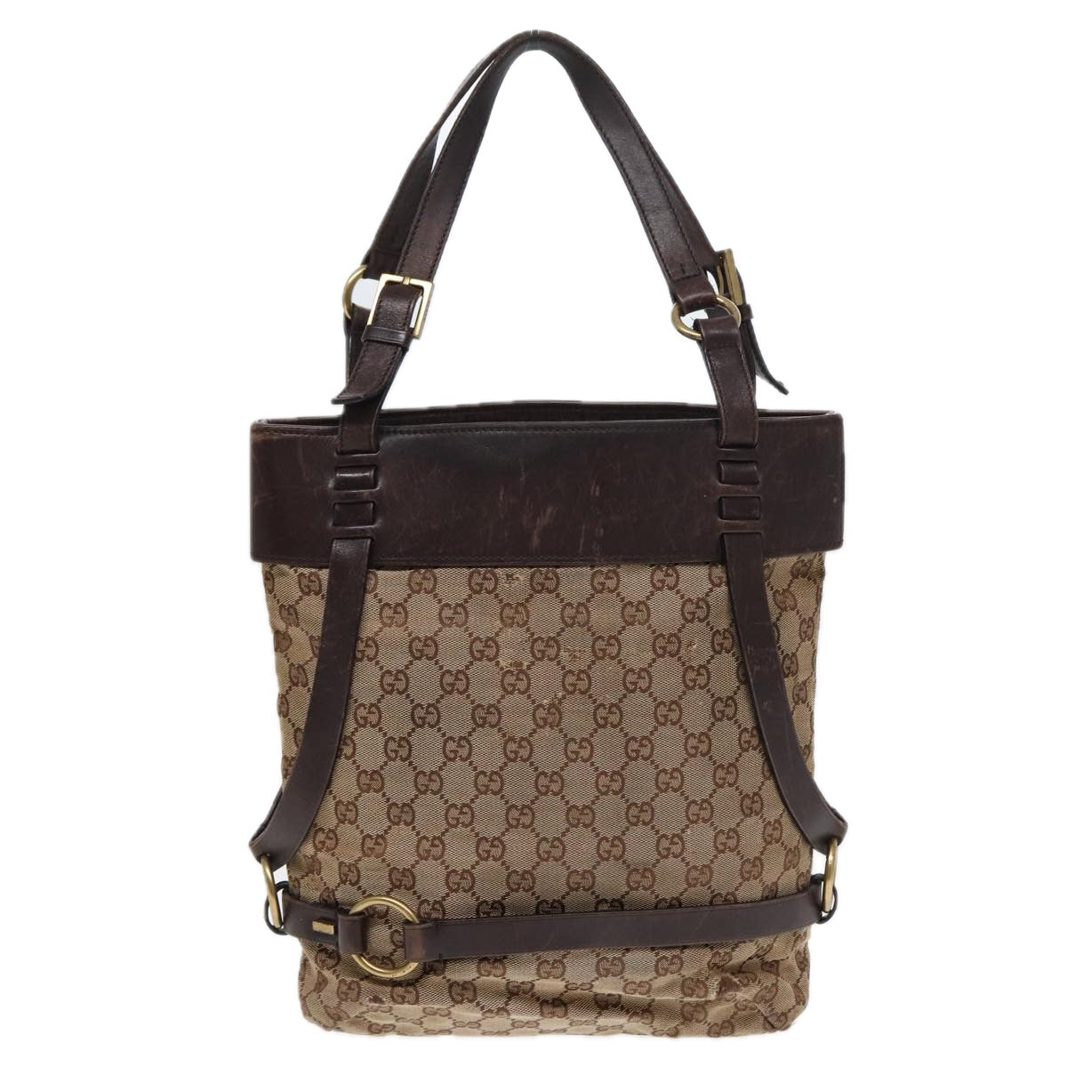 GUCCI GG Canvas Tote Bag Beige 106248 bs16507