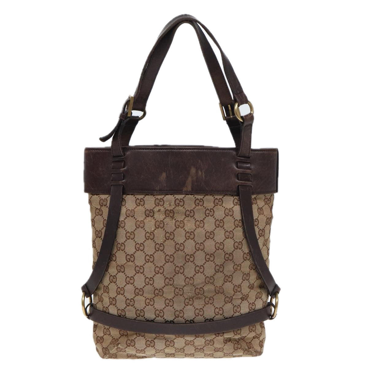 GUCCI GG Canvas Tote Bag Beige 106248 bs16507