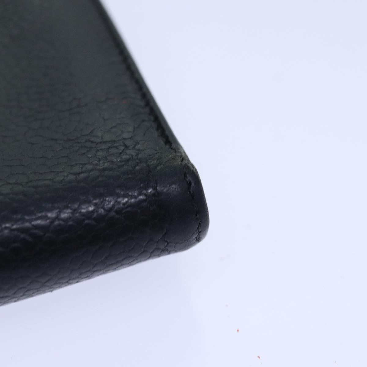 CHANEL COCO Mark Wallet Caviar Skin Black Gold CC bs16751