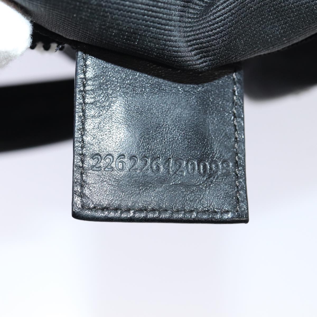 FENDI Hand Bag Canvas 2way Black Brown bs16831