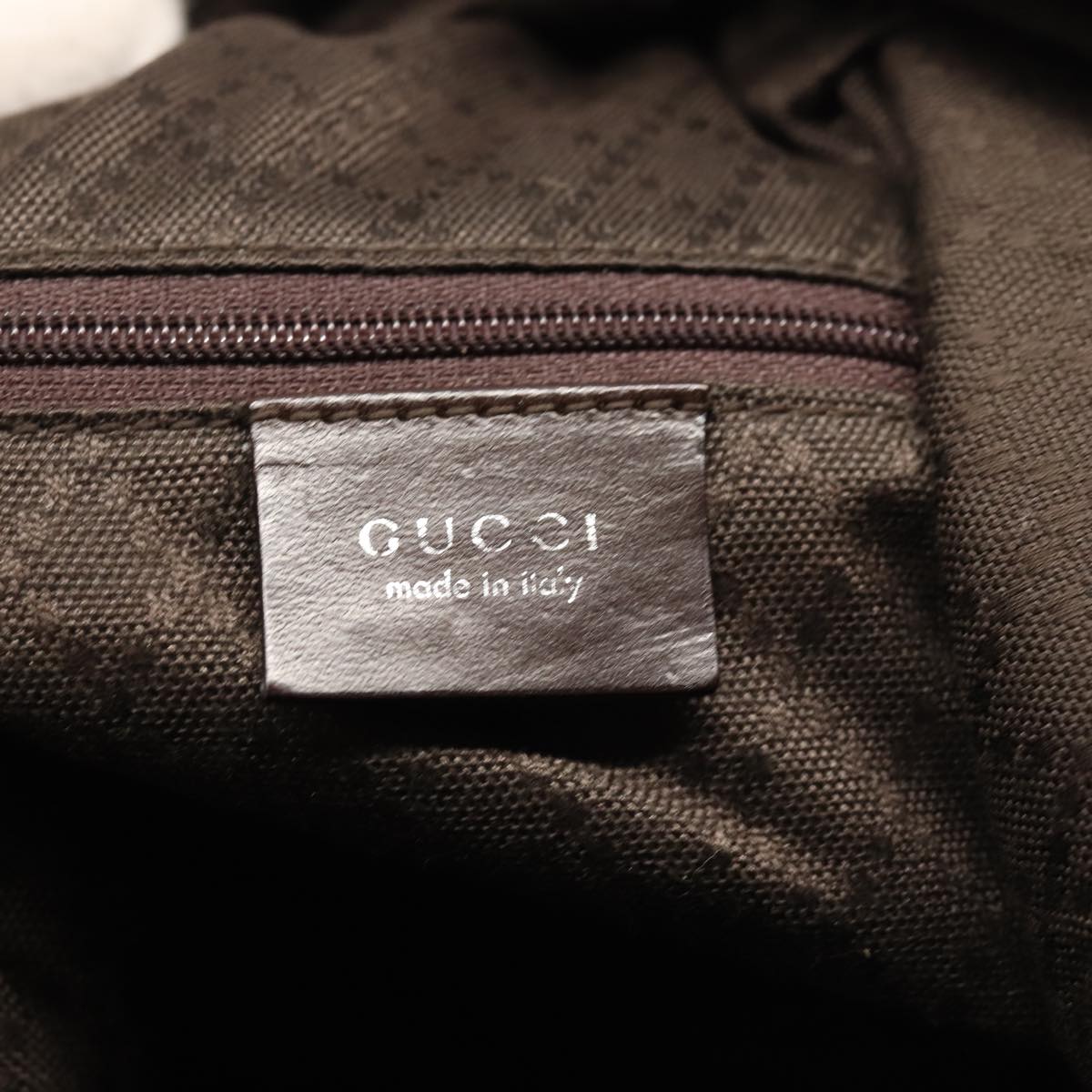 GUCCI Shoulder Bag Nylon Green Silver bs17713