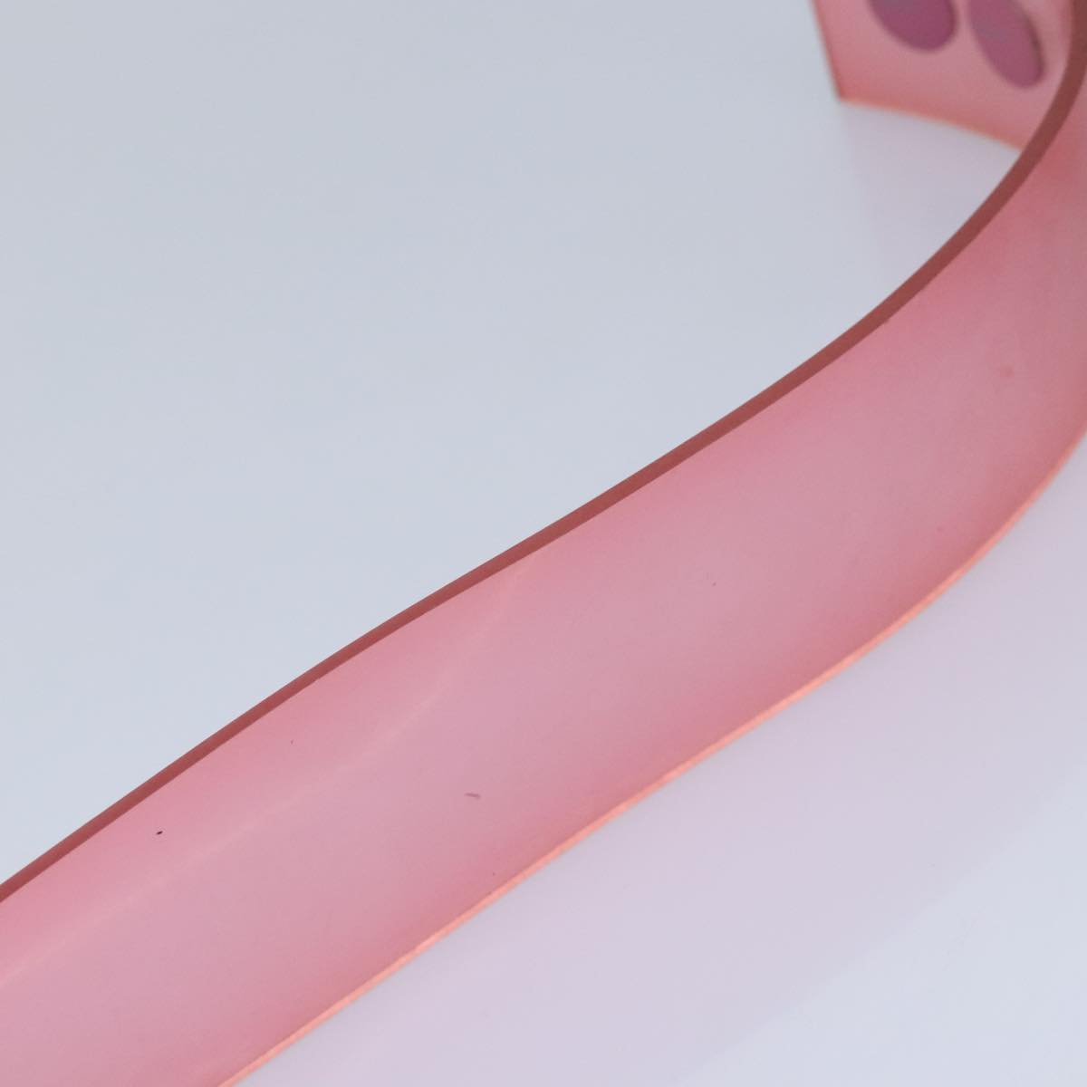 CHANEL Belt Vinyl Pink CC bs17983