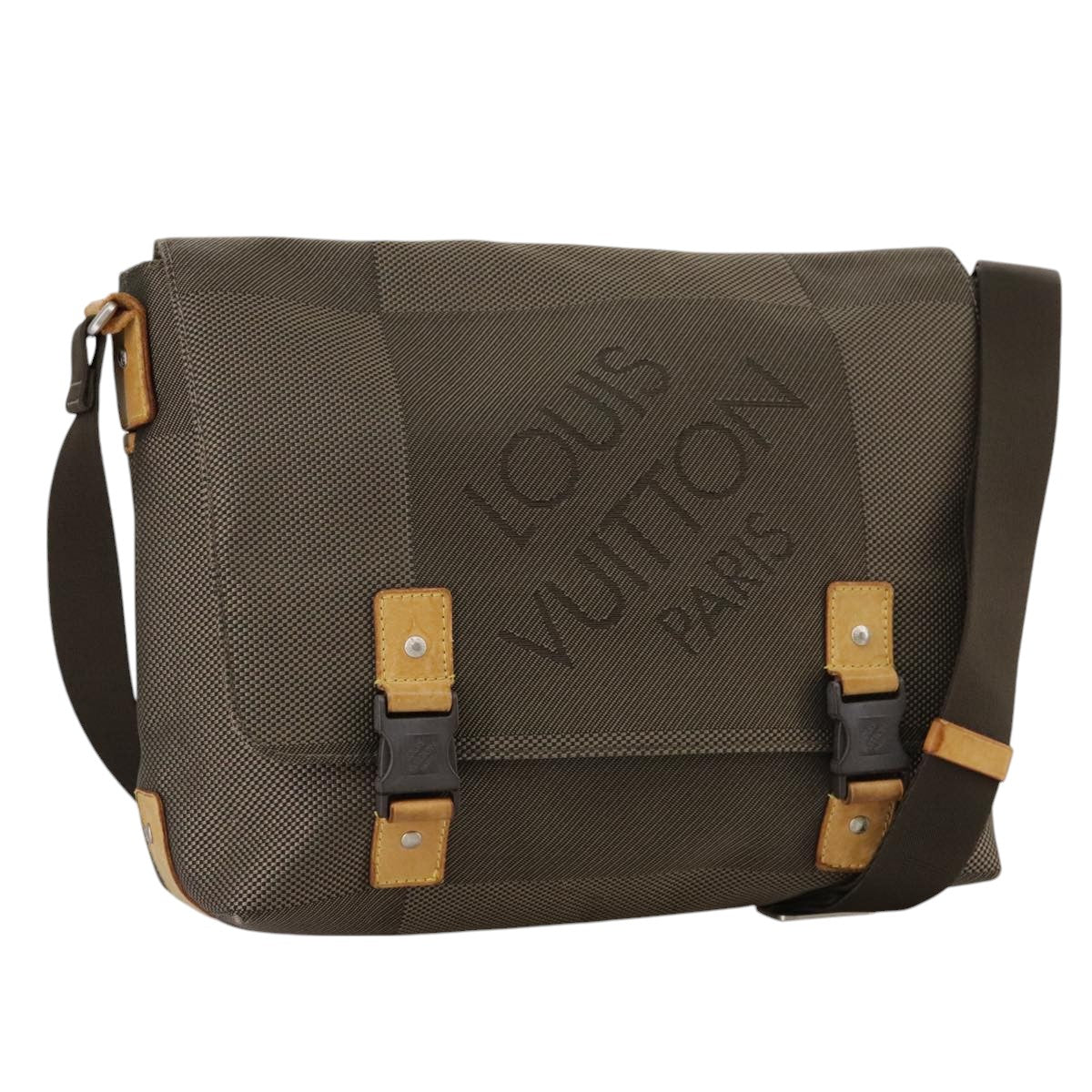 LOUIS VUITTON Damier Geant Roux Shoulder Bag Tail M93077 LV bs18747
