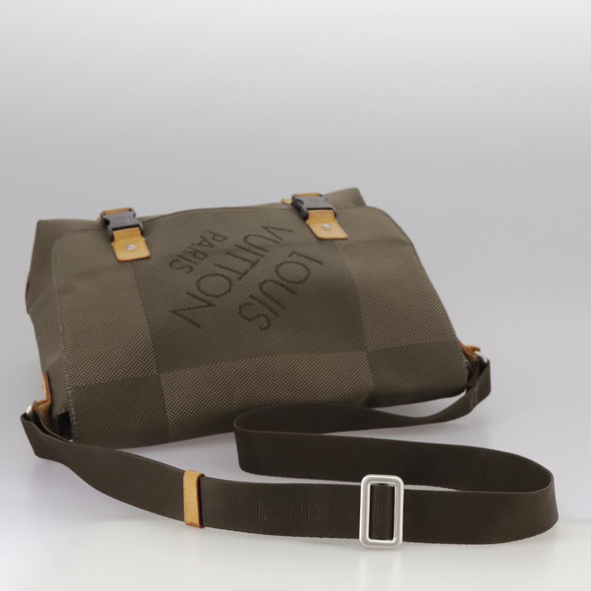 LOUIS VUITTON Damier Geant Roux Shoulder Bag Tail M93077 LV bs18747