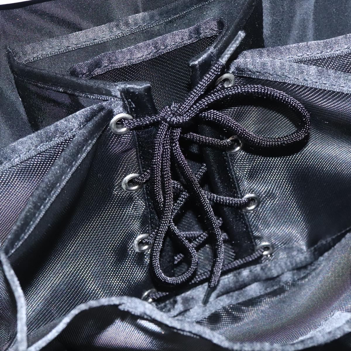 CHANEL Hip bag Hand Bag Wool Gray CC bs18826