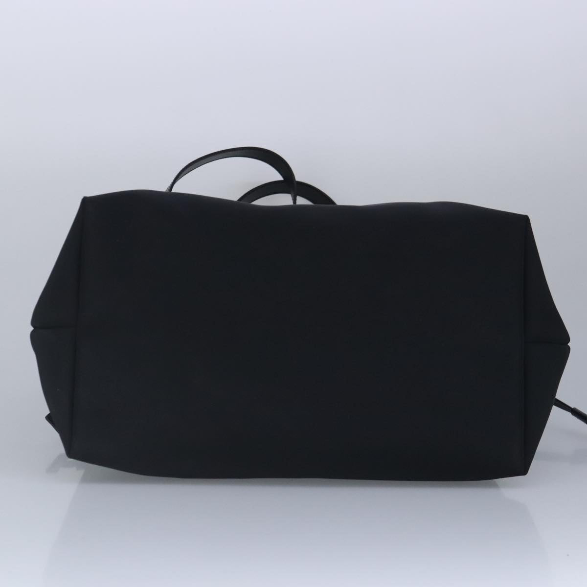 GUCCI Shoulder Bag Canvas Black Silver bs19043