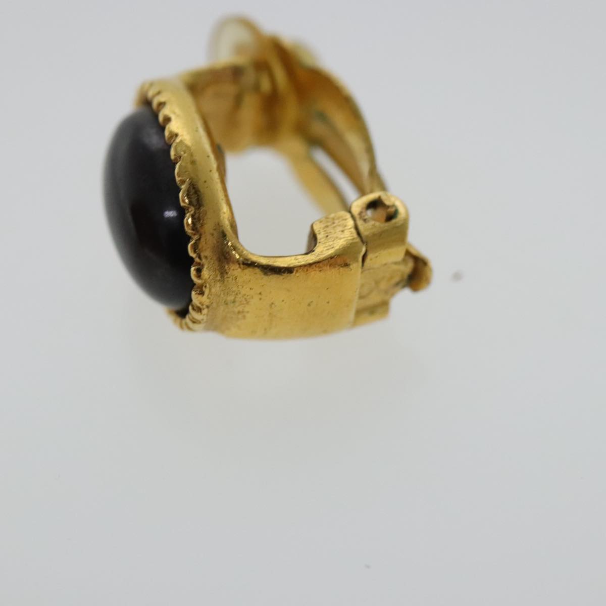 CHANEL Earring metal Gold Tone CC bs19064