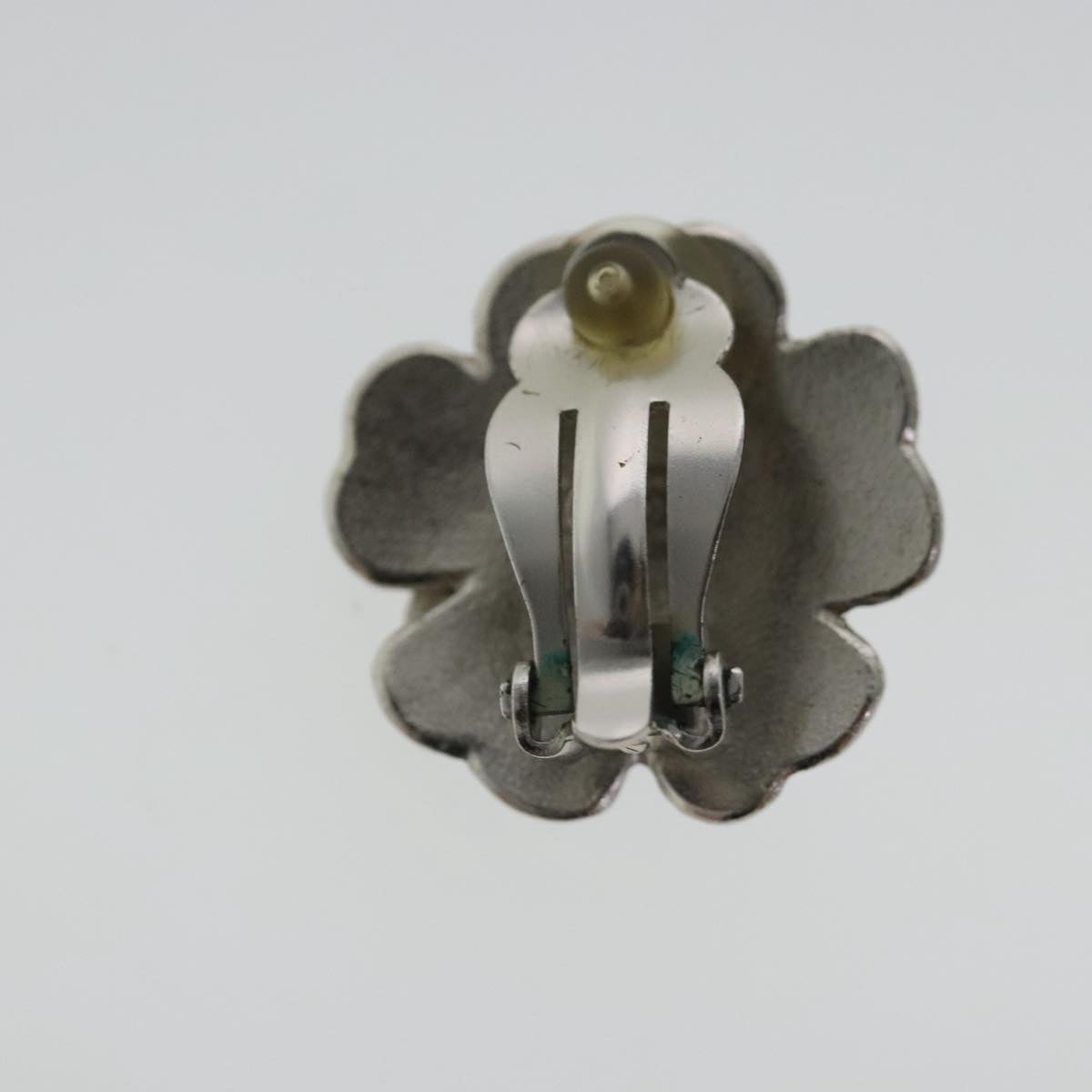 CHANEL Earring metal Black CC bs19065
