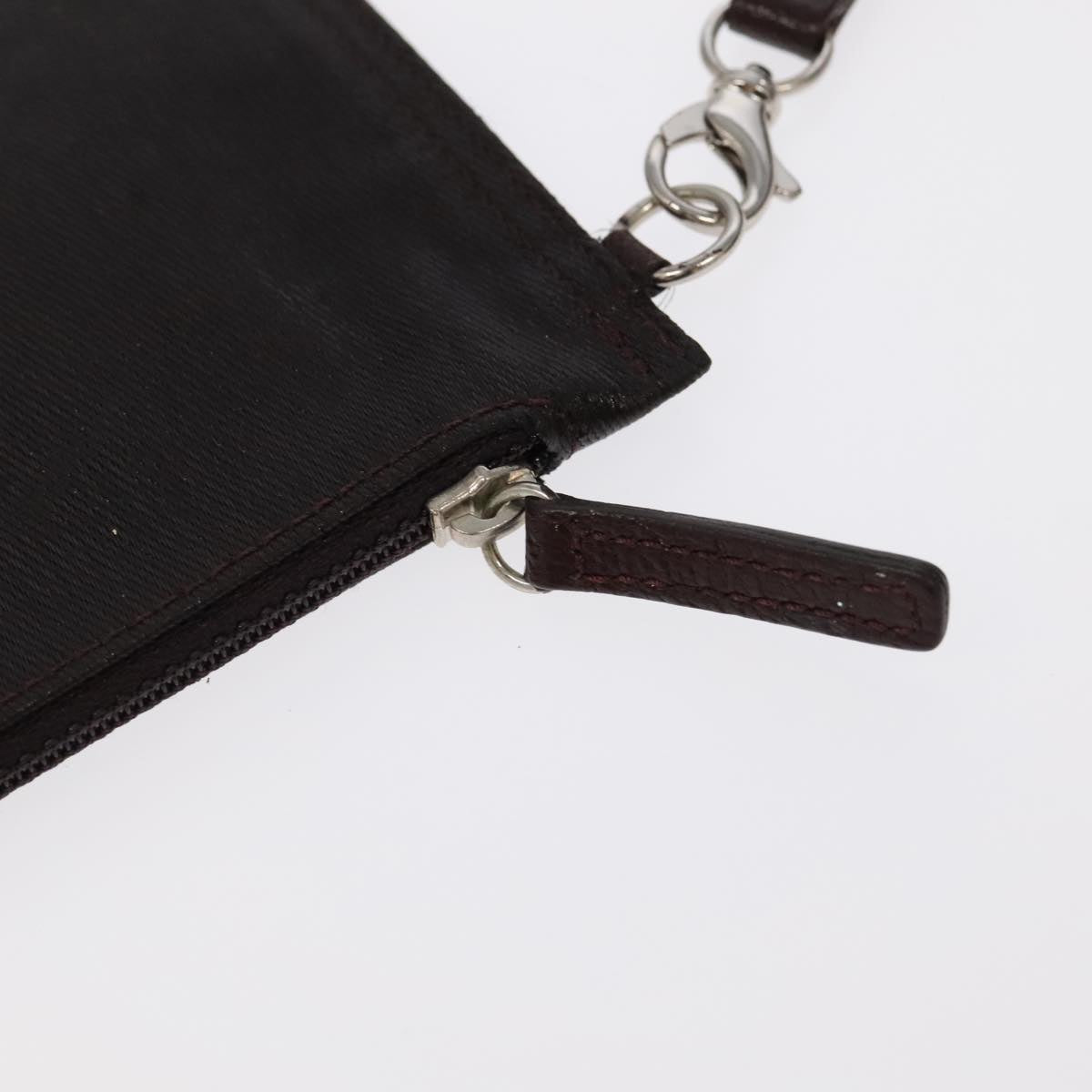 CHANEL Paris Biarritz Tote Bag Coated Canvas Brown Silver CC bs19435