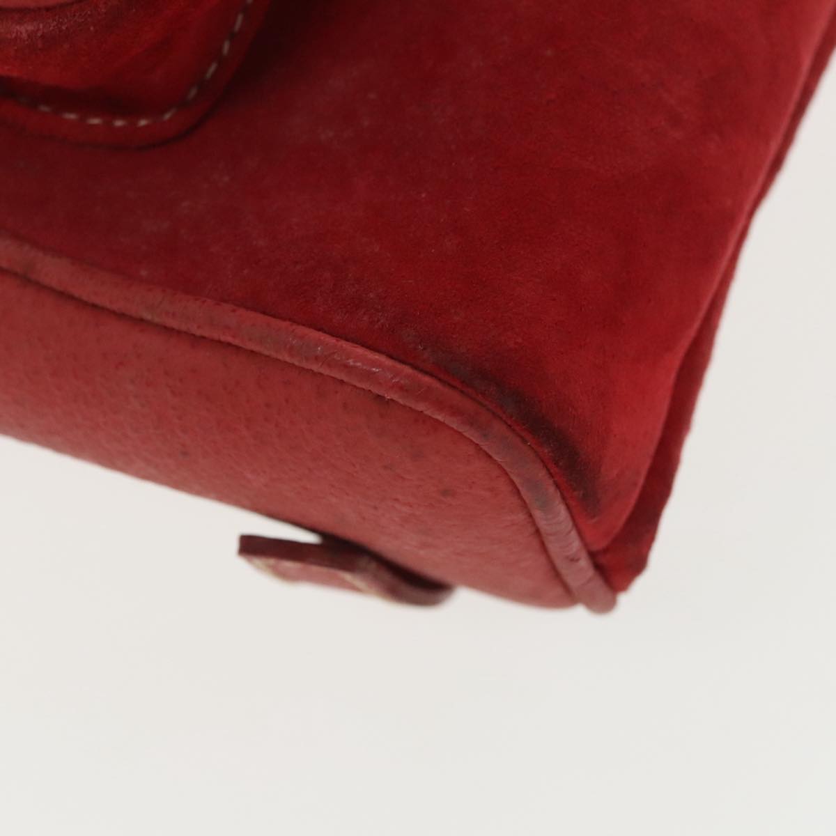 GUCCI Bamboo Backpack Suede Red Gold 003 58 0030 bs19461