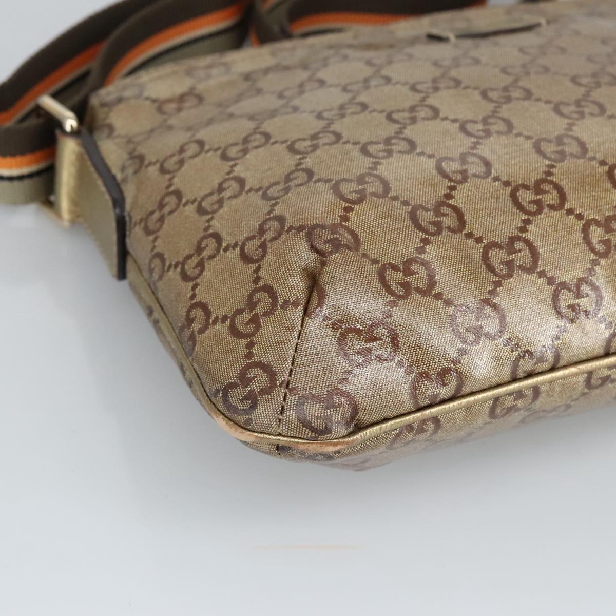 GUCCI GG crystal Shoulder Bag outlet Beige Gold 189749 bs19575