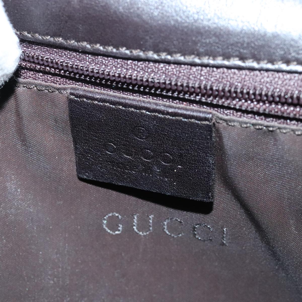 GUCCI Bamboo Hand Bag Leather Brown 001 3239 001998 bs19583