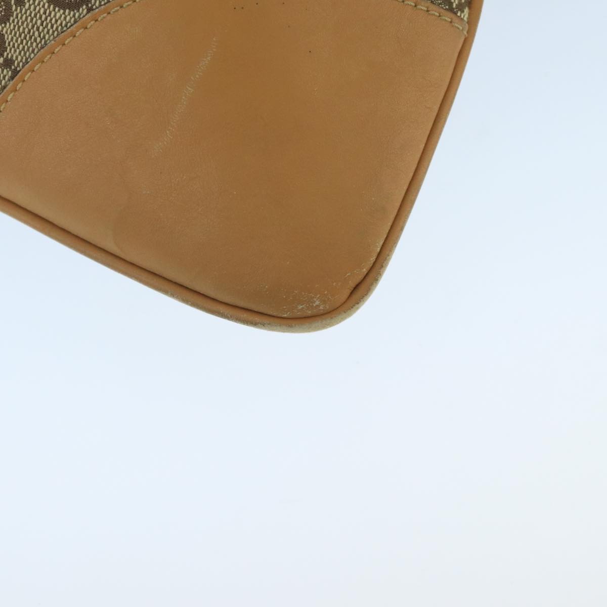 GUCCI GG Canvas Sherry Line Jackie Shoulder Bag Beige Red 001 4075 bs19585