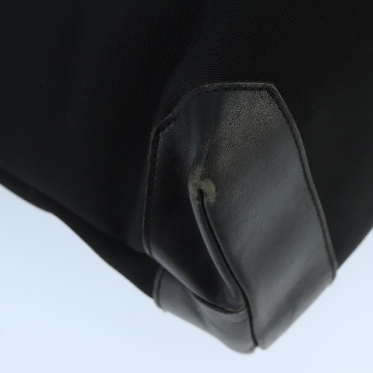 GUCCI Tote Bag Canvas Silver Black 019 0426 3444 bs19587