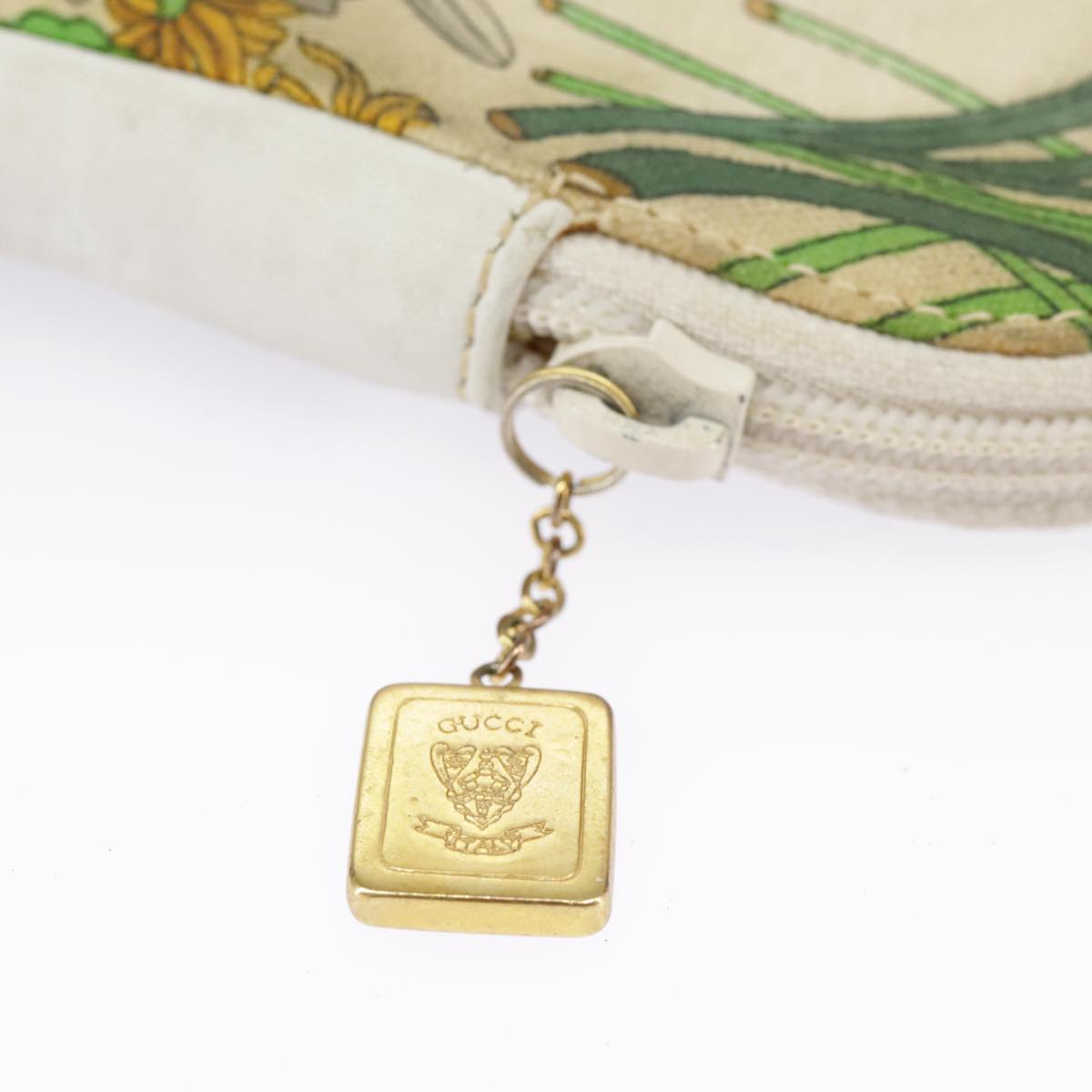 GUCCI Flora Clutch Bag Canvas Multicolor Gold 004 87 0142 bs19633