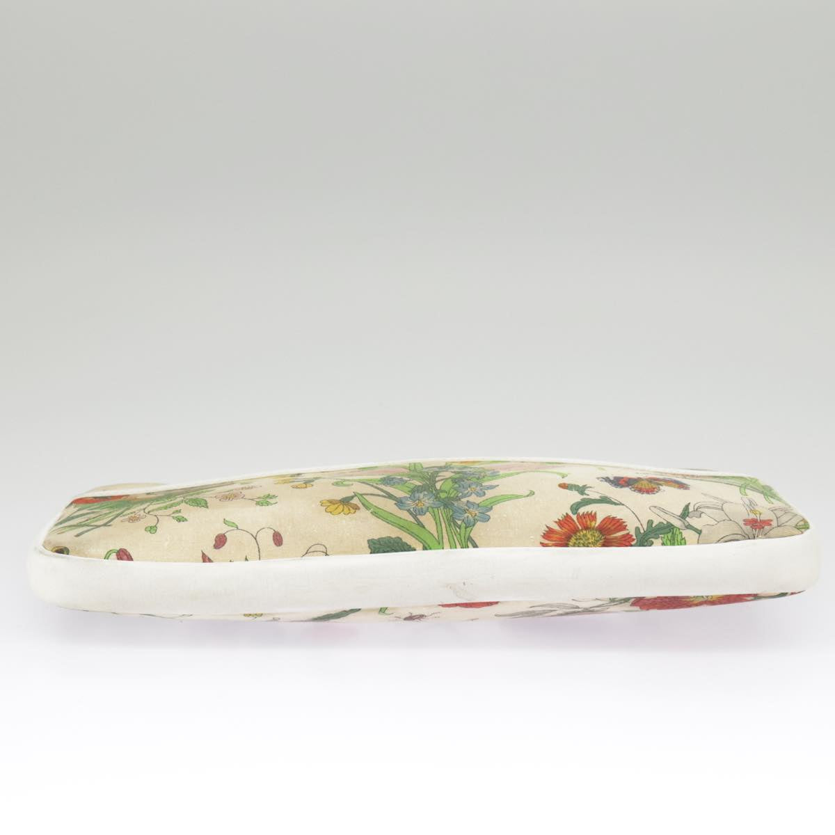 GUCCI Flora Clutch Bag Canvas Multicolor Gold 004 87 0142 bs19633