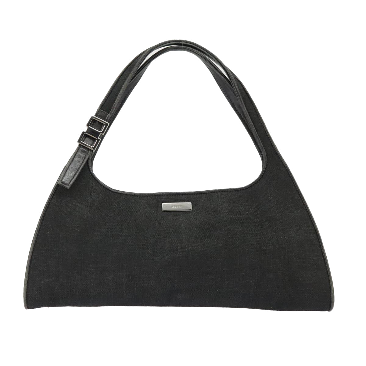 GUCCI Hand Bag Canvas Black 001 4243 bs19668