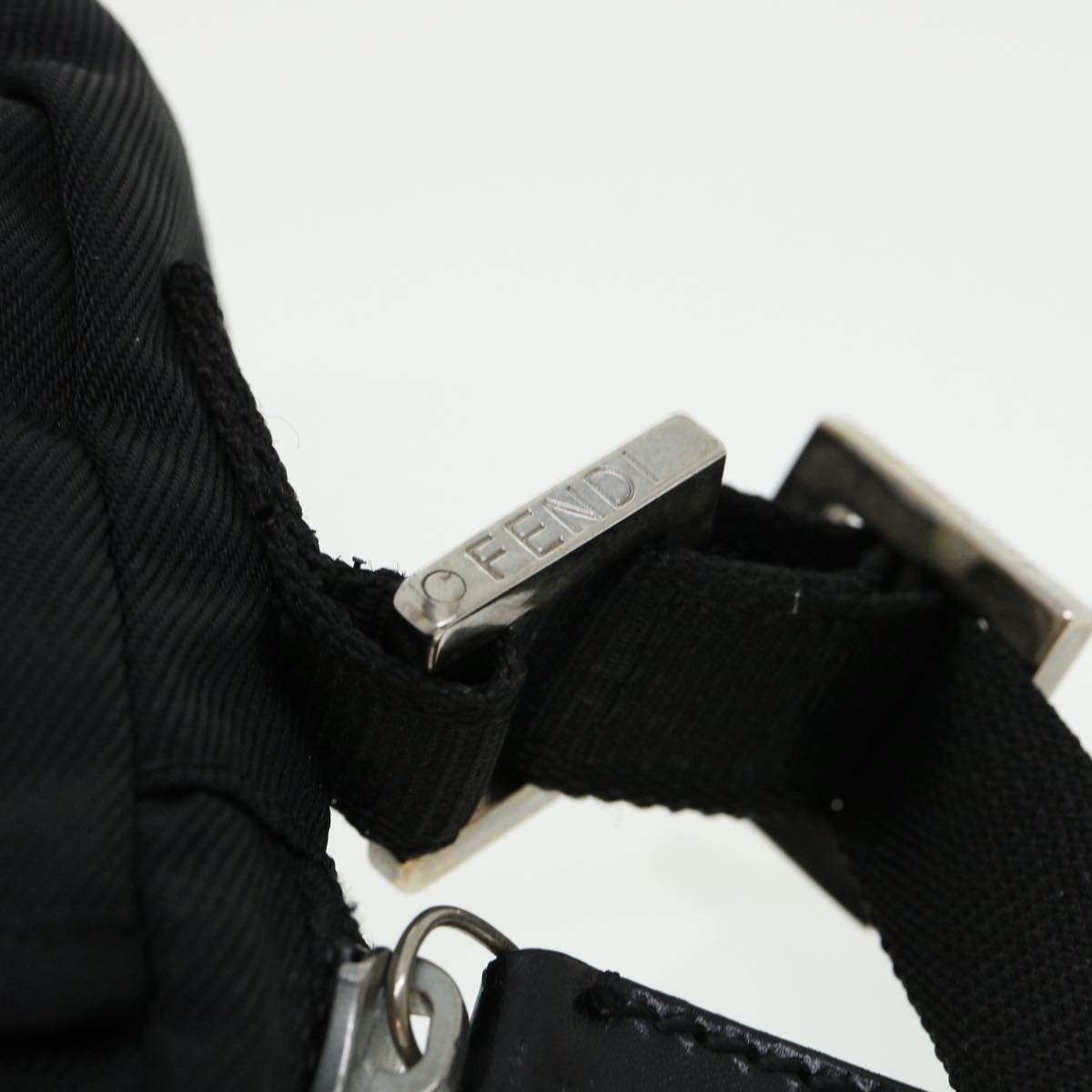 FENDI Shoulder Bag Nylon Black bs1998