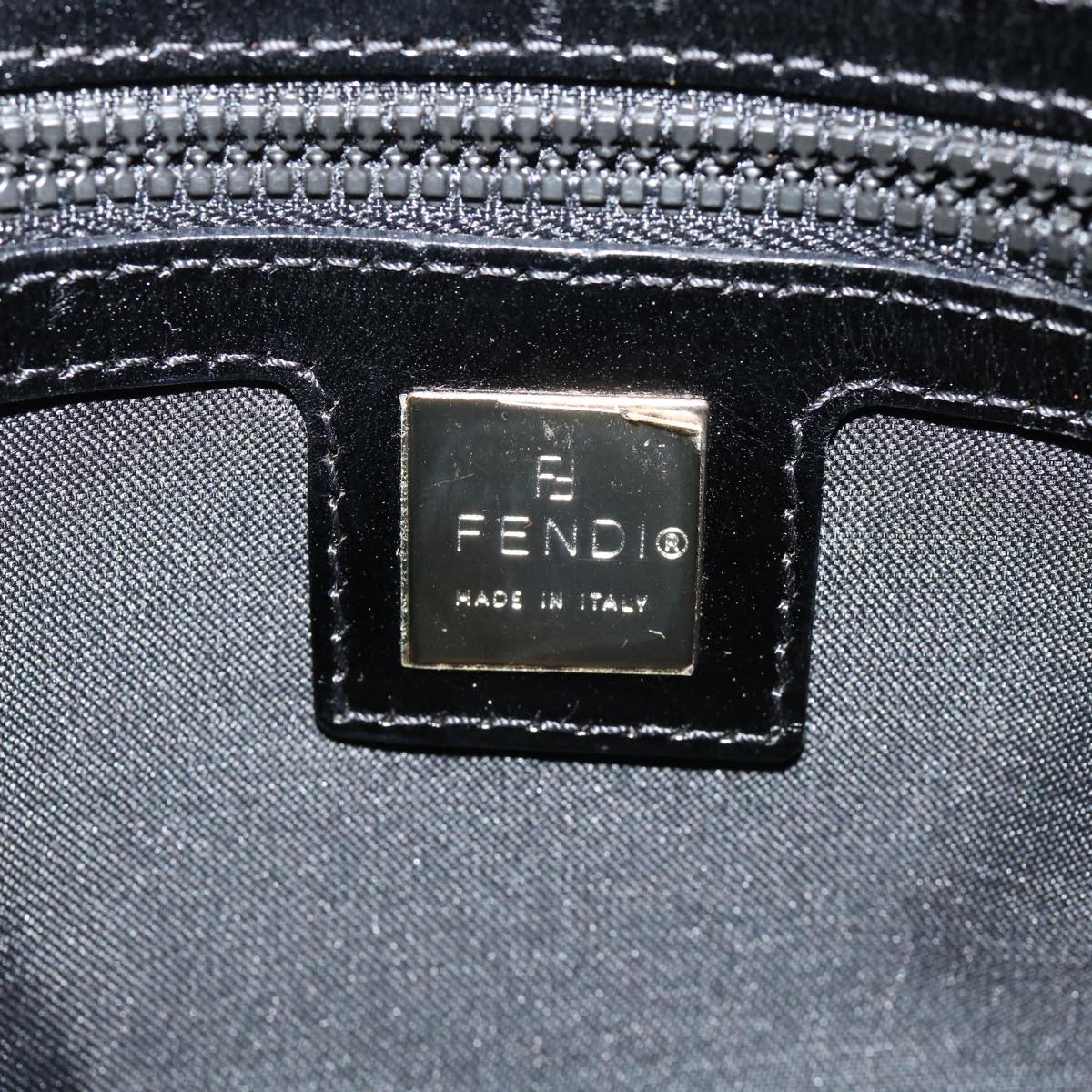 FENDI Shoulder Bag Nylon Black bs1998