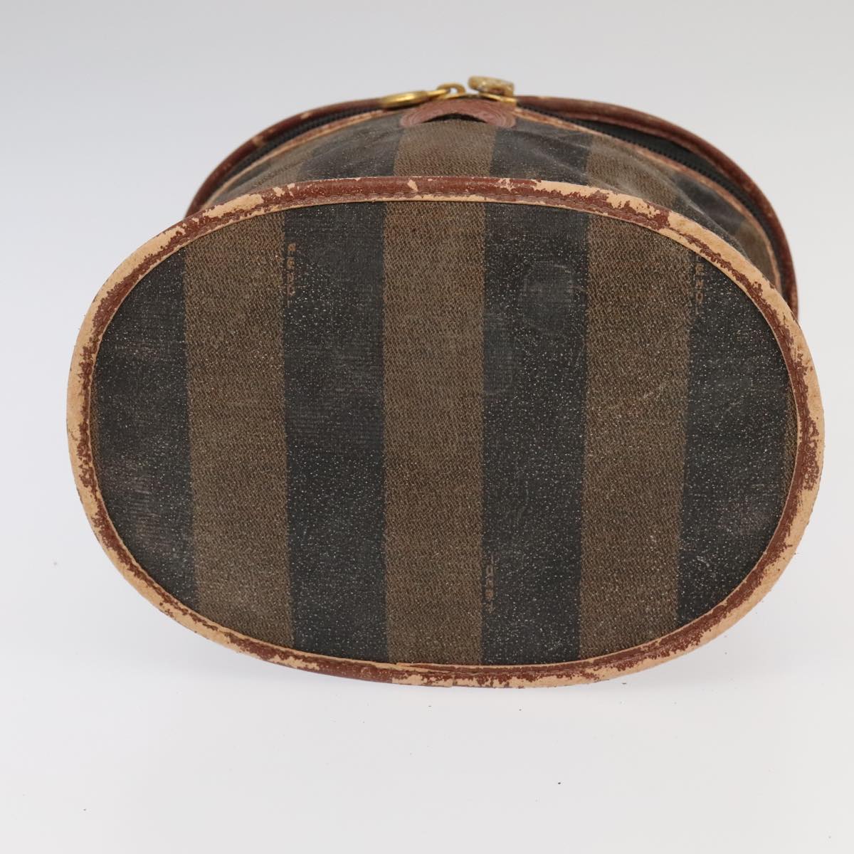 FENDI Pecan Canvas Vanity Cosmetic Pouch 3Set Black Brown bs20038