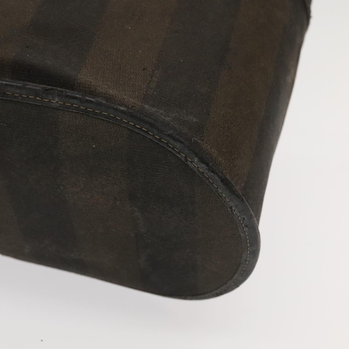 FENDI Pecan Canvas Vanity Cosmetic Pouch 3Set Black Brown bs20038