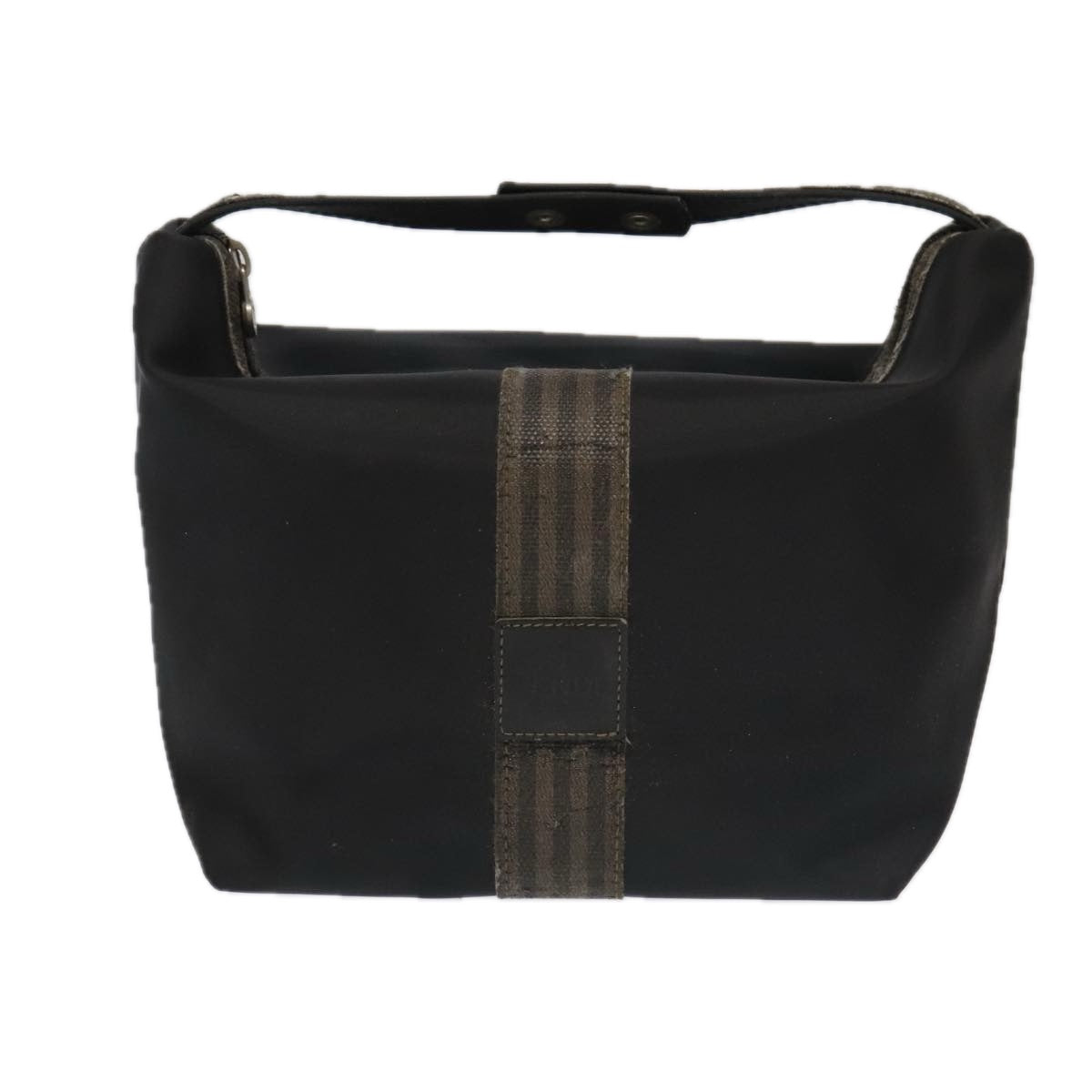 FENDI Pecan Canvas Vanity Cosmetic Pouch 3Set Black Brown bs20038