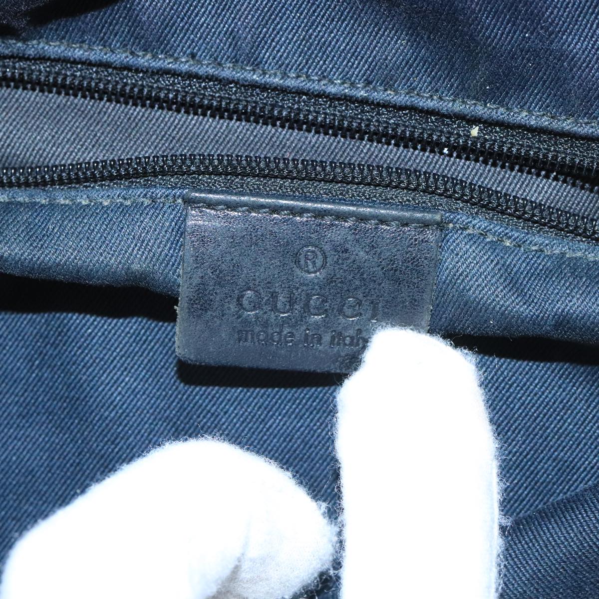GUCCI GG Canvas Shoulder Bag Black 101292 bs20061