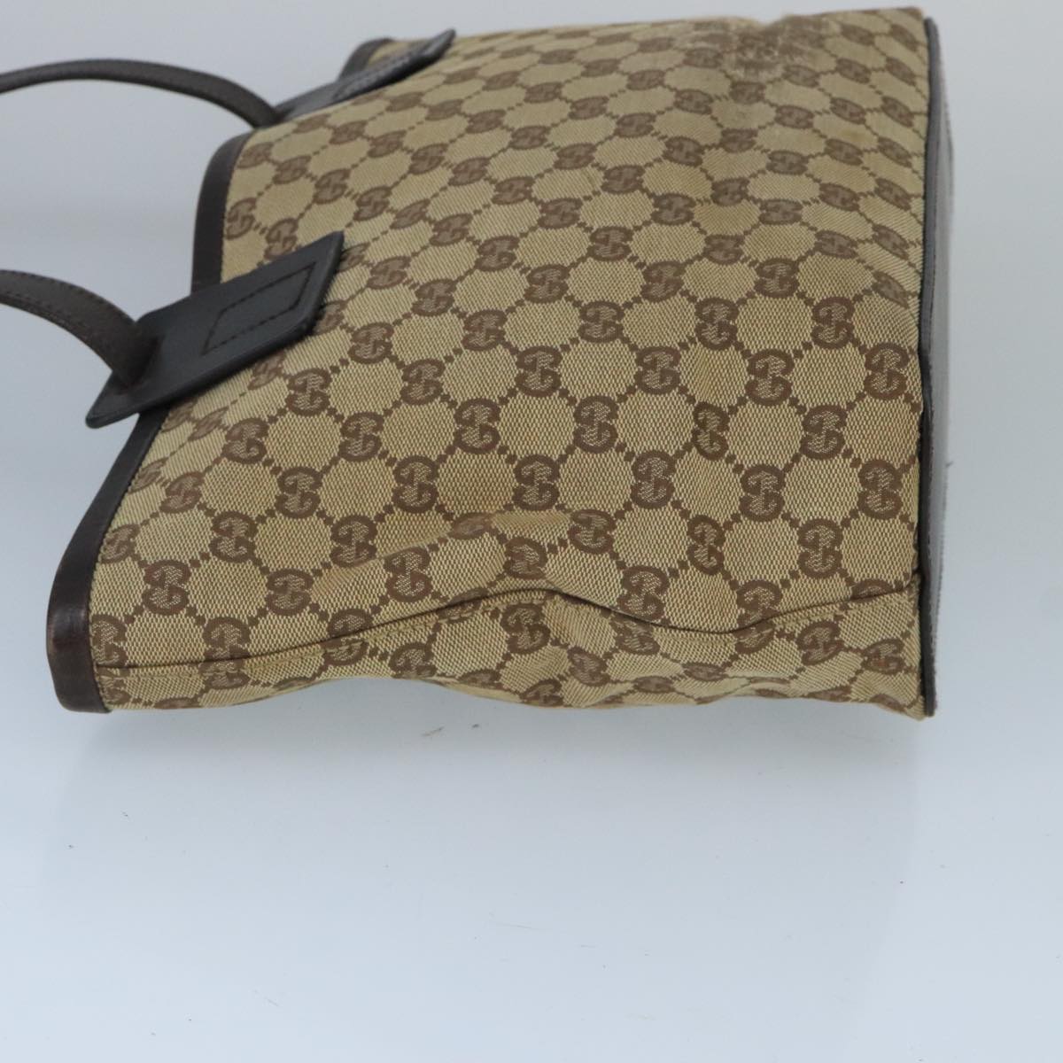 GUCCI GG Canvas Shoulder Bag Beige bs20066