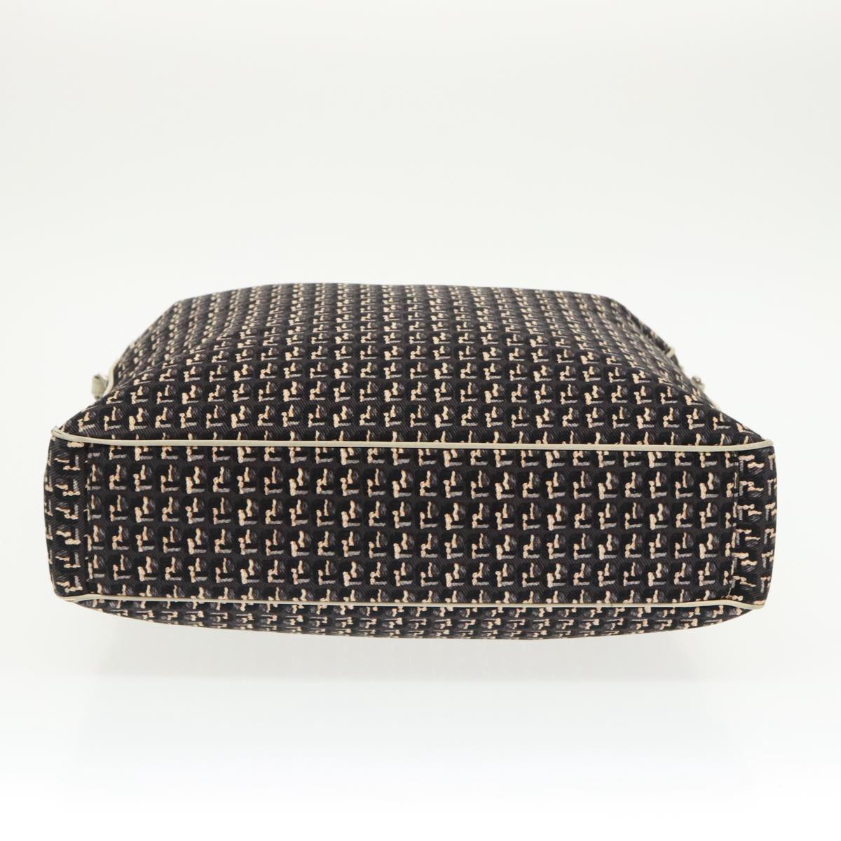 CHANEL Hand Bag Canvas 2way Black Silver CC bs20203