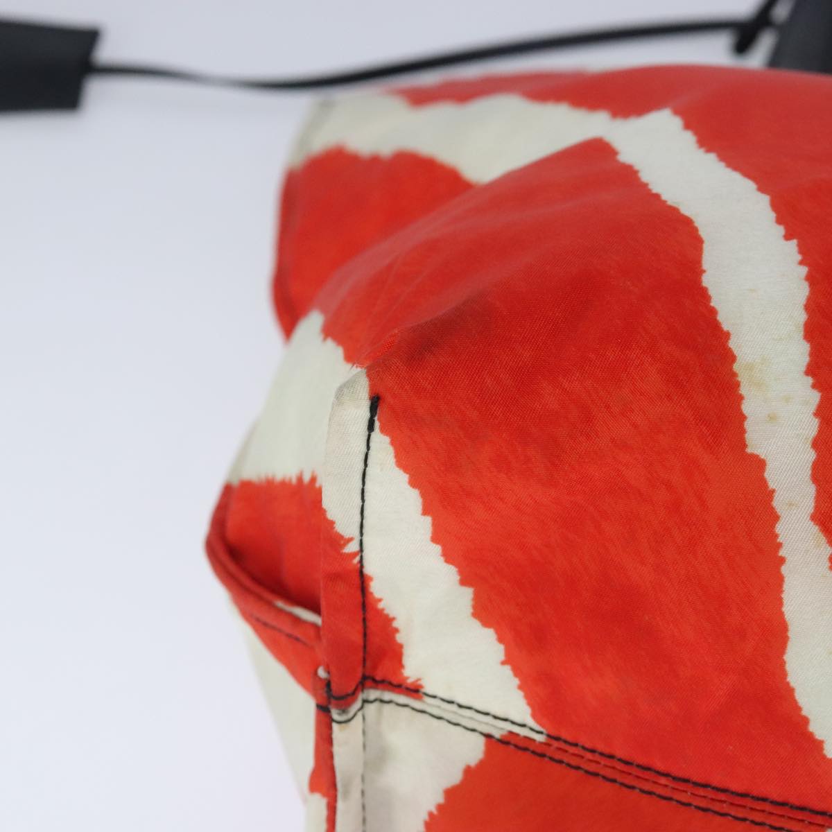 FENDI Tote Bag Nylon Red Silver bs20291