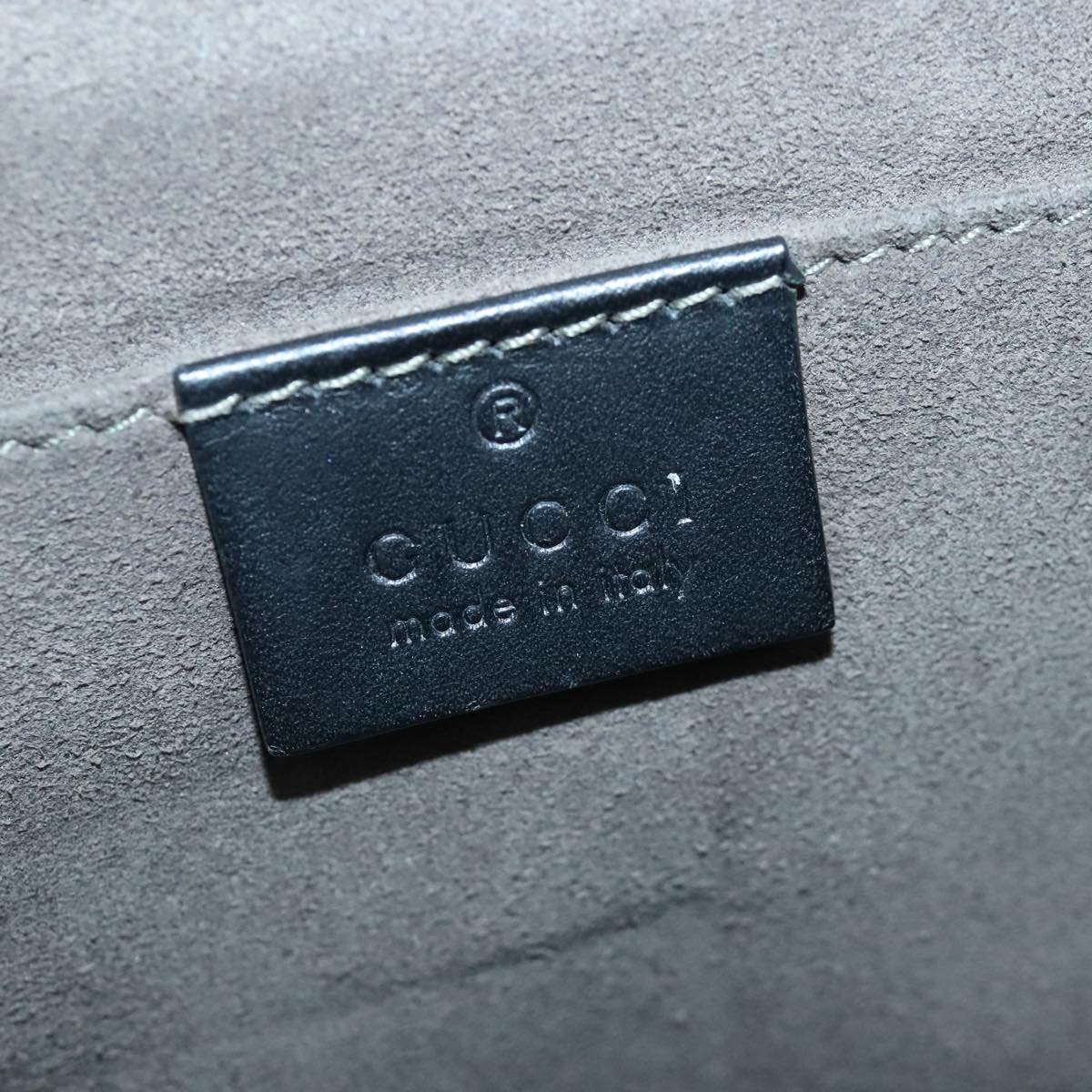 GUCCI GG Supreme Caleido Clutch Bag PVC Beige Silver 406725 bs20347