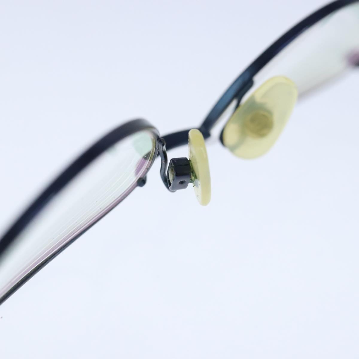 CHANEL Glasses plastic Blue CC bs20521