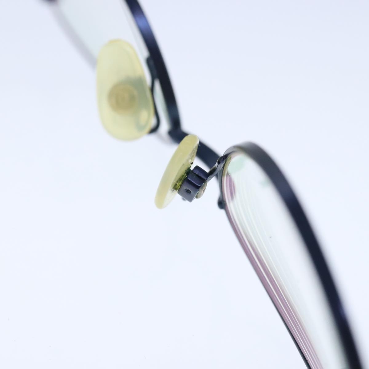 CHANEL Glasses plastic Blue CC bs20521