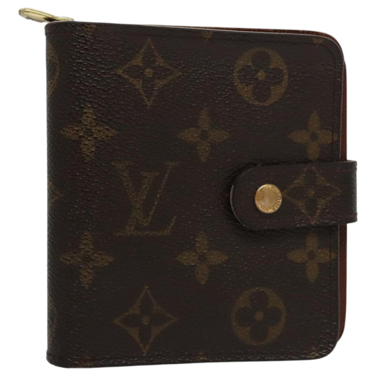 LOUIS VUITTON Monogram Compact Zip Wallet M61667 LV bs20567