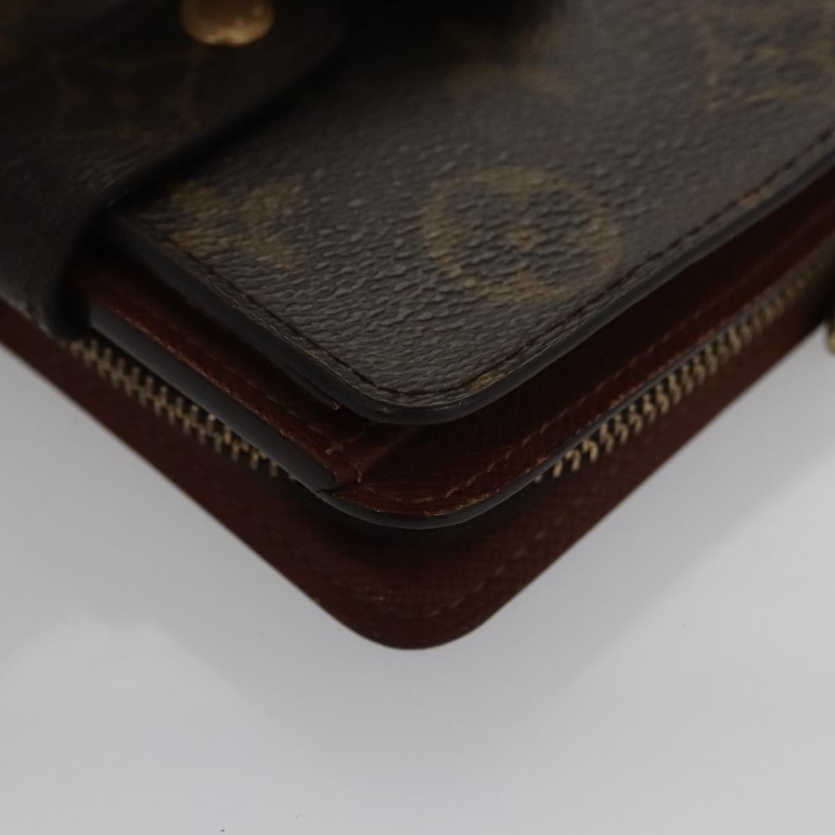 LOUIS VUITTON Monogram Compact Zip Wallet M61667 LV bs20567