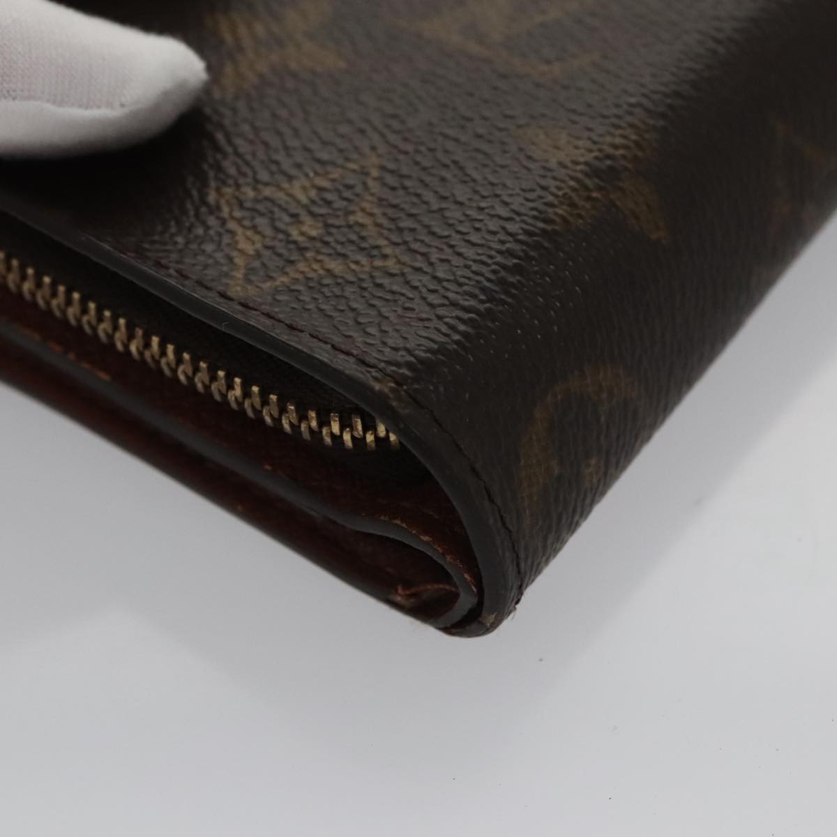 LOUIS VUITTON Monogram Compact Zip Wallet M61667 LV bs20567