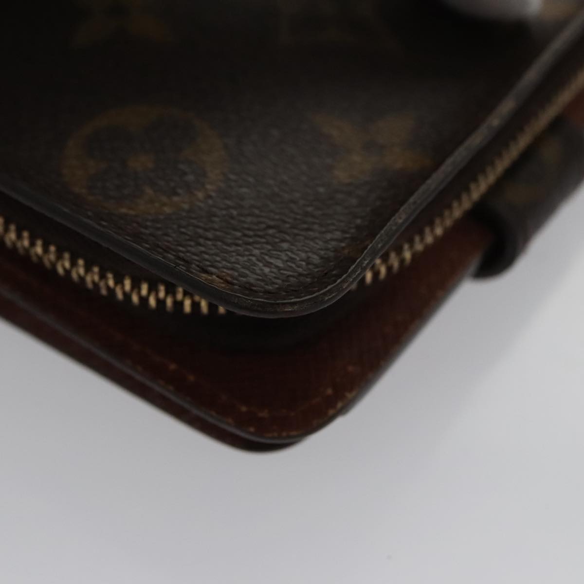 LOUIS VUITTON Monogram Compact Zip Wallet M61667 LV bs20567