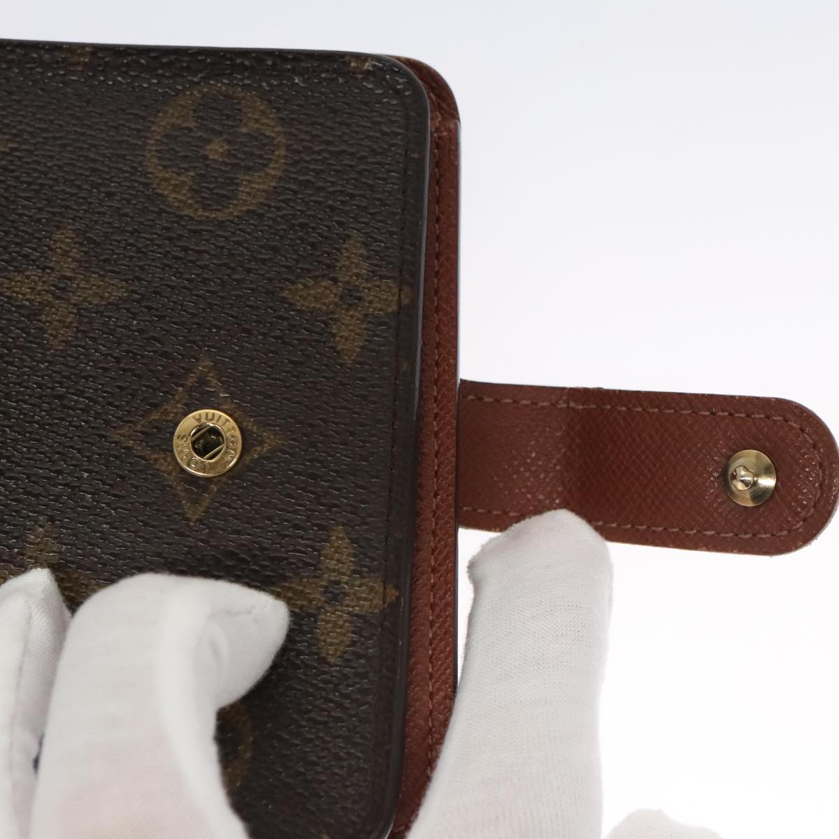 LOUIS VUITTON Monogram Compact Zip Wallet M61667 LV bs20567
