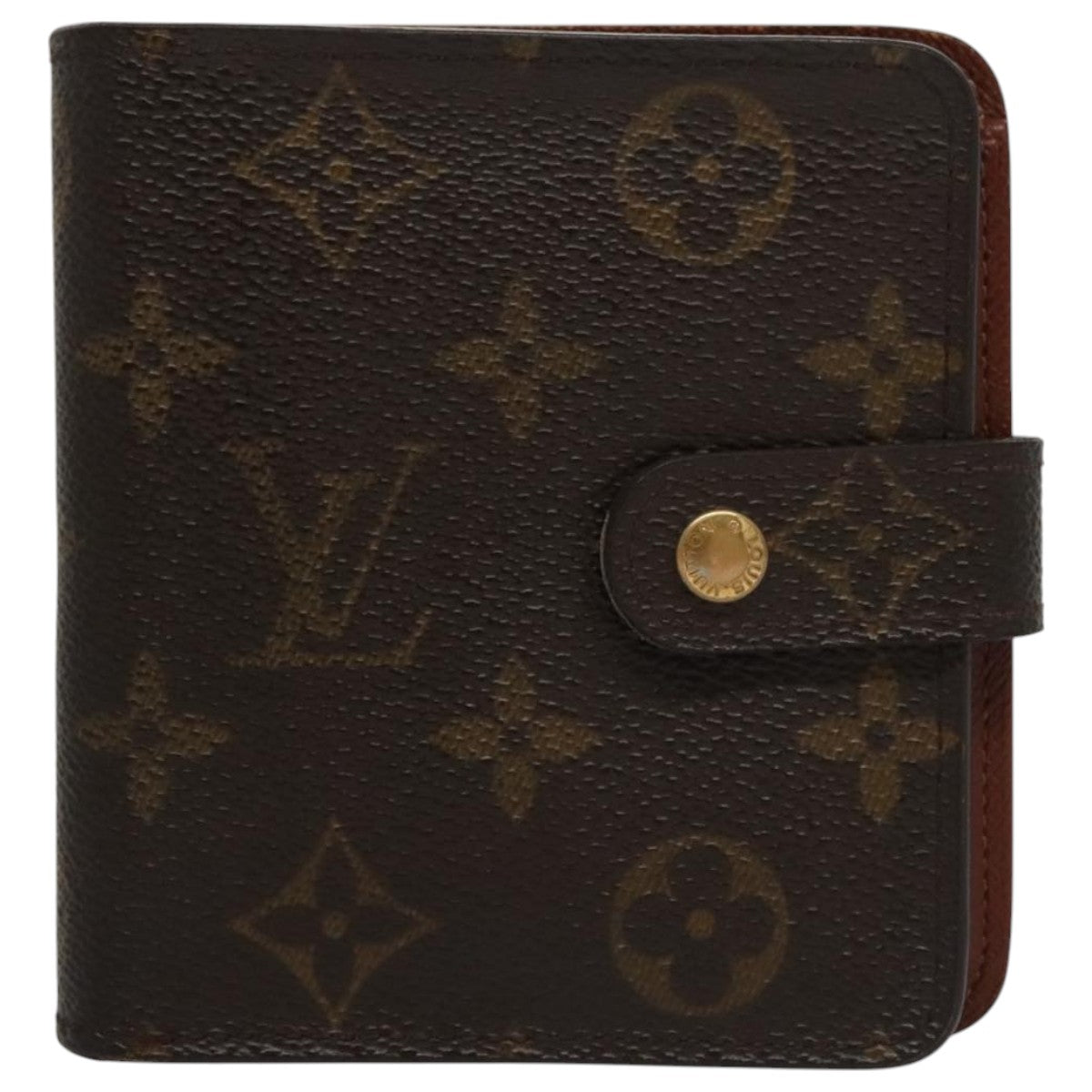 LOUIS VUITTON Monogram Compact Zip Wallet M61667 LV bs20567