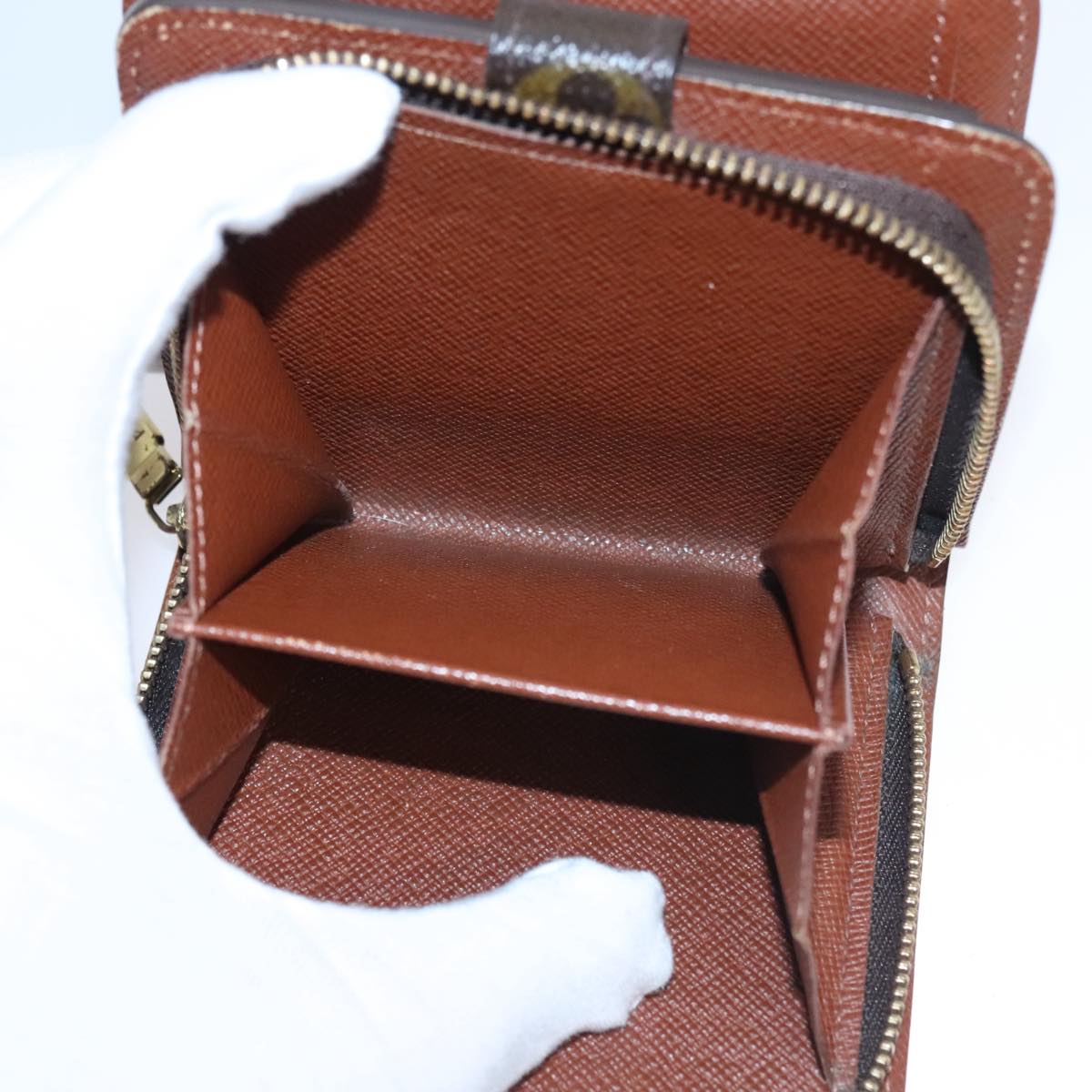 LOUIS VUITTON Monogram Compact Zip Wallet M61667 LV bs20567
