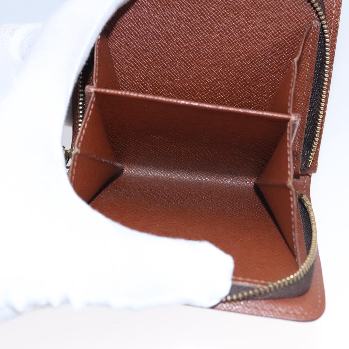 LOUIS VUITTON Monogram Compact Zip Wallet M61667 LV bs20567