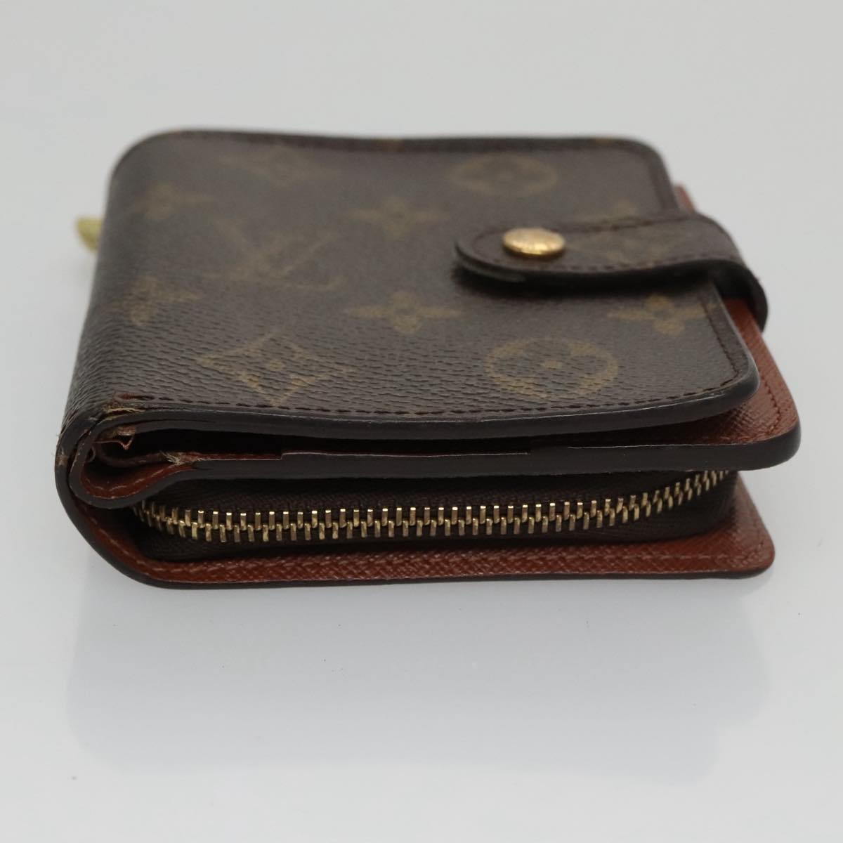 LOUIS VUITTON Monogram Compact Zip Wallet M61667 LV bs20567