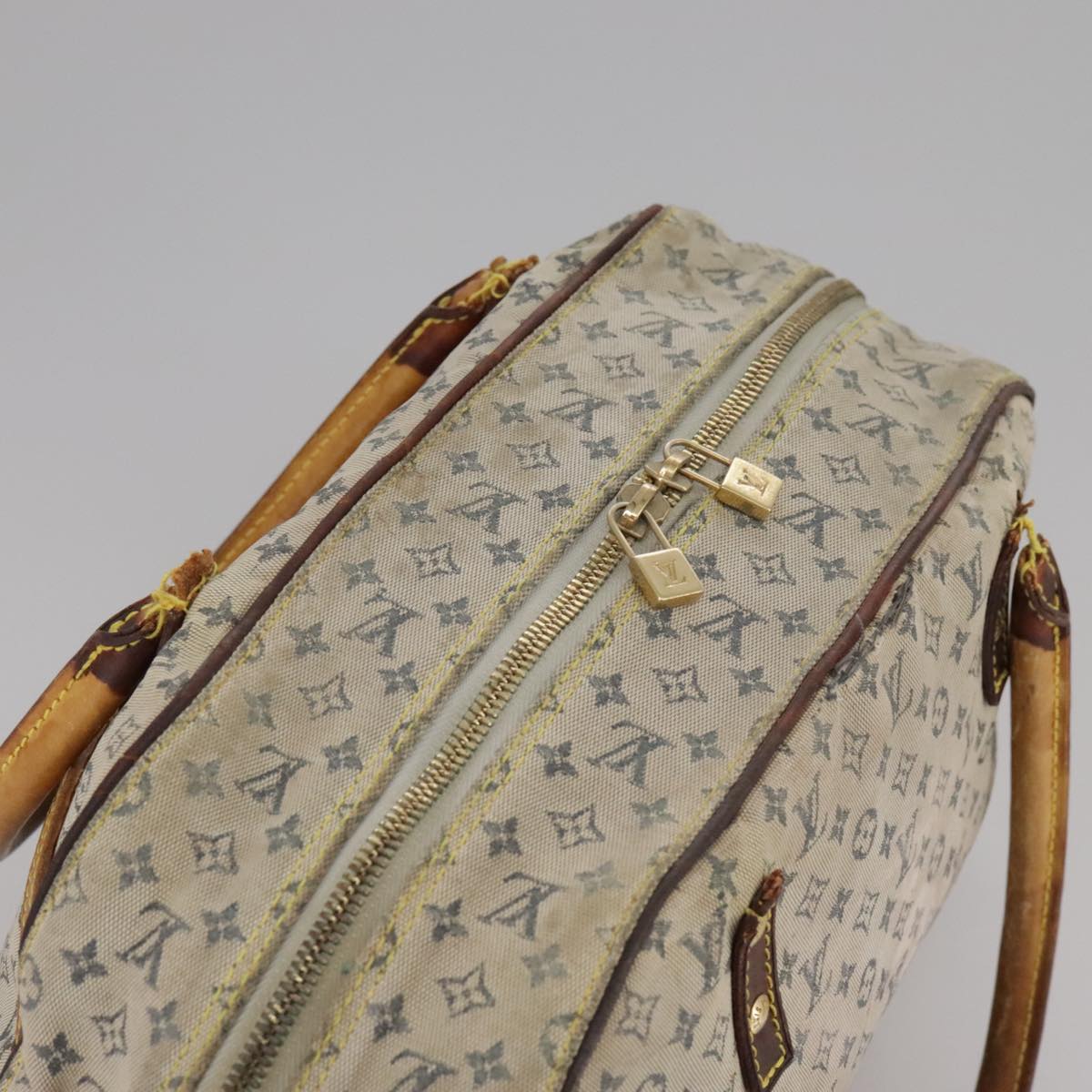 LOUIS VUITTON Monogram mini Marie Hand Bag Blue M92003 LV bs20671