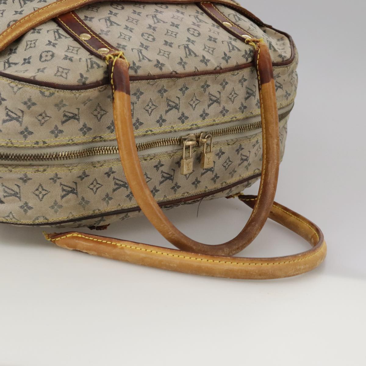 LOUIS VUITTON Monogram mini Marie Hand Bag Blue M92003 LV bs20671